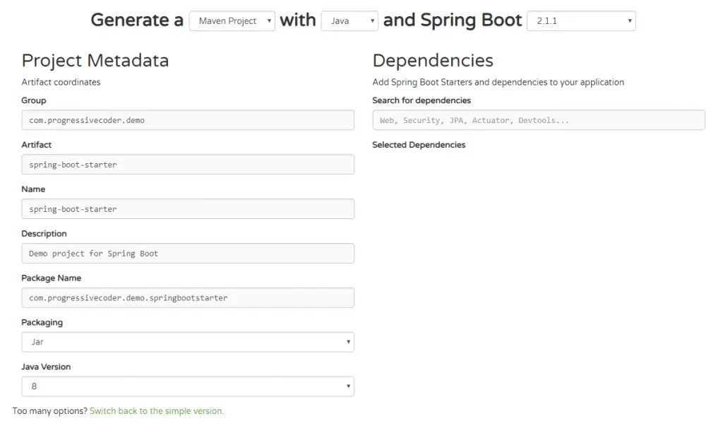 learning spring boot from beginning