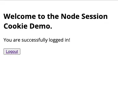nodejs session management success